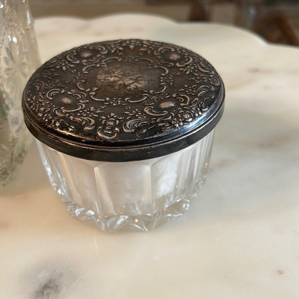 Vintage Towle Sterling Silver Powder Jar
